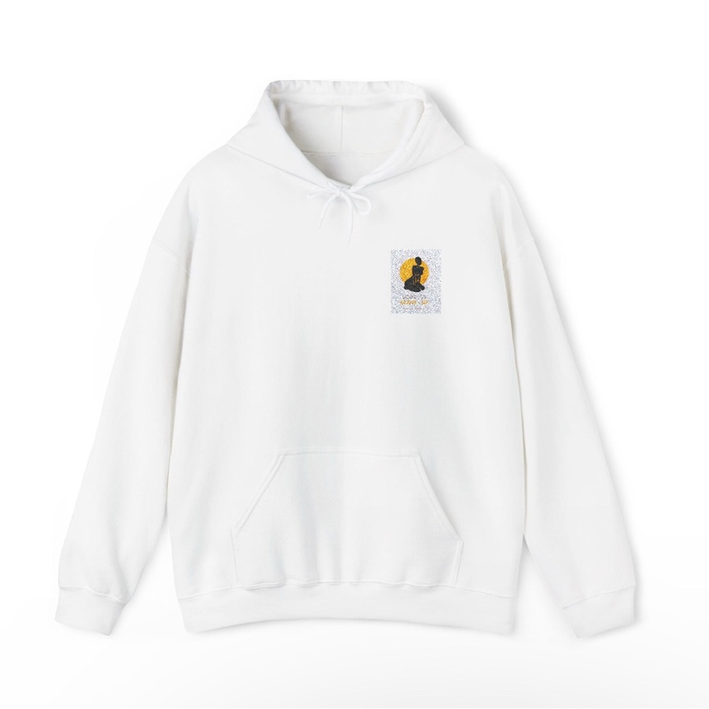 White Graphic Hoodie